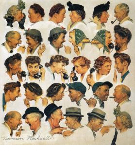 the-gossips-by-normal-rockwell4